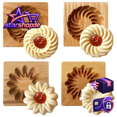 Keksformen holz stück - 4,