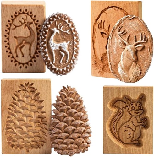 Keksformen holz stück - holz, 4
