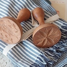 Ältere Holzstempel, Butter -