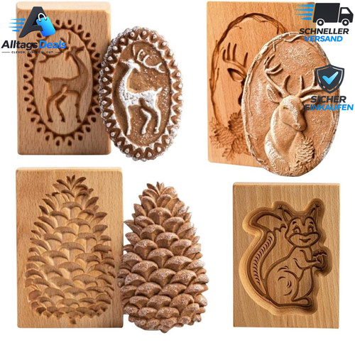Keksformen holz stück - keksformen,
