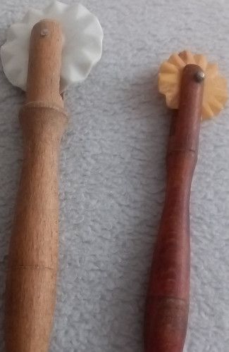 Antike teigräder set mit - antike,